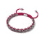 Liens Hippopotame | Bracelet Mini Kismet | Fushia x Argent